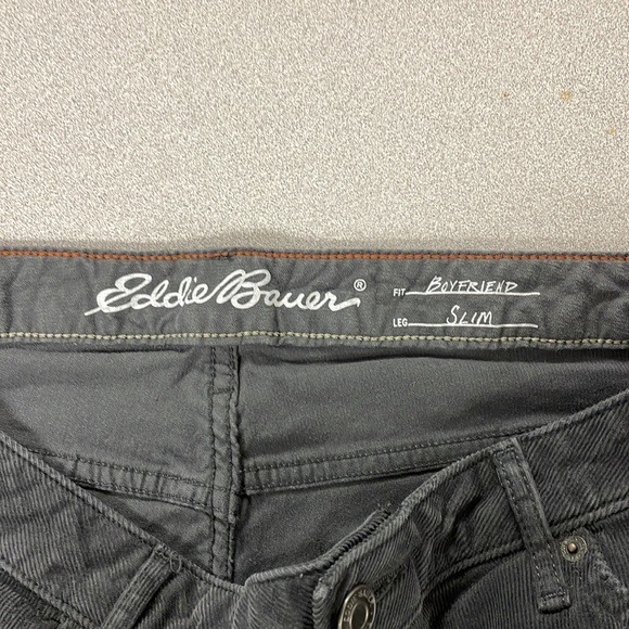 Eddie Bauer Boyfriend Slim Fine Wale Corduroys - Picture 5 of 8